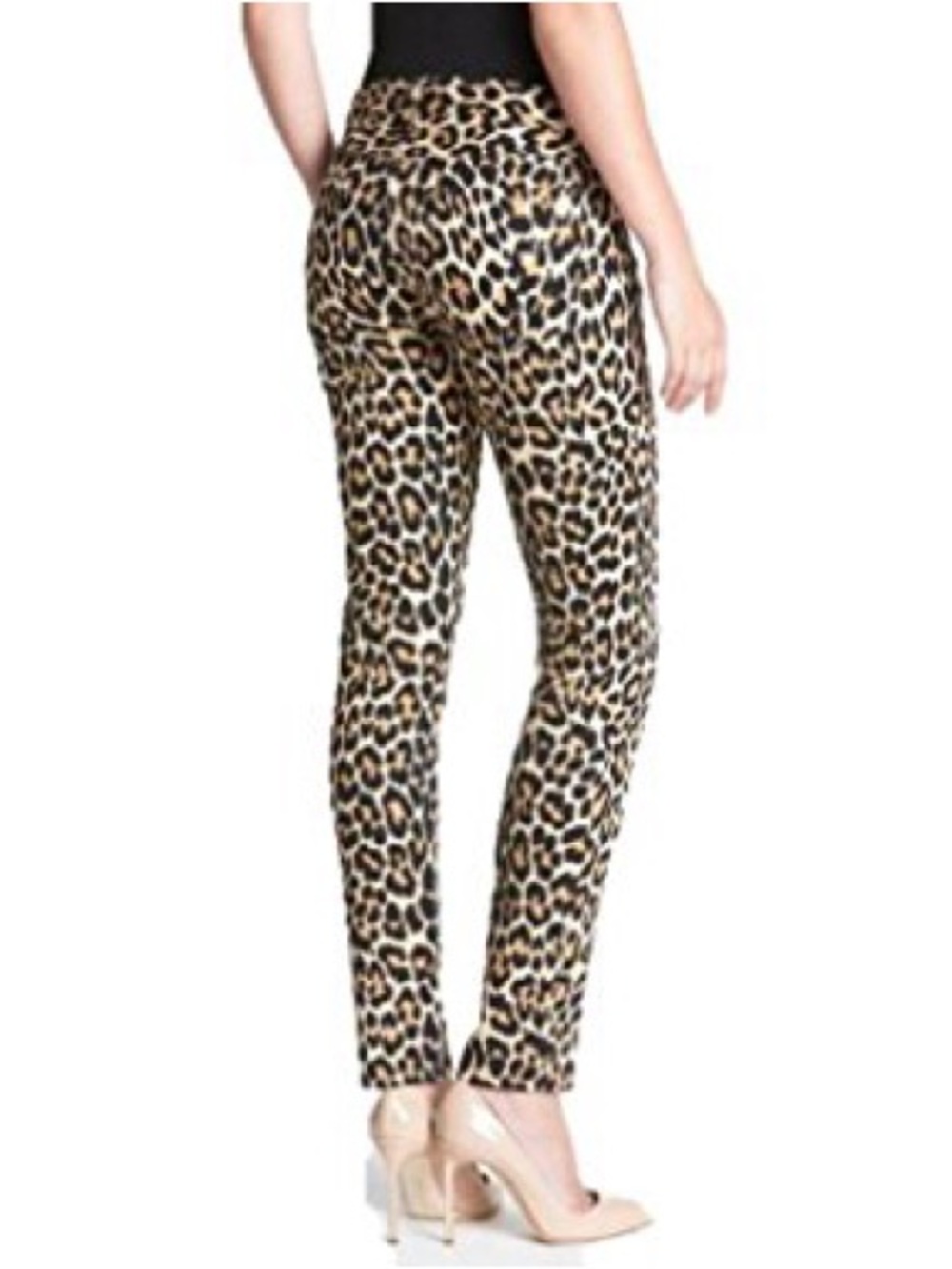 Kate Spade Broome Street Leopard Print 5 Pocket Jeans Size 29 #2431